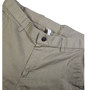 Fabletics Performance Straight Leg Pants Men's 32x34  Khaki Tan